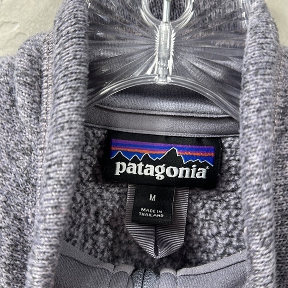 Patagonia better sweater purple and gray pull over size medium - Picture 6 of 11